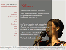 Tablet Screenshot of katrinwiedmann.de